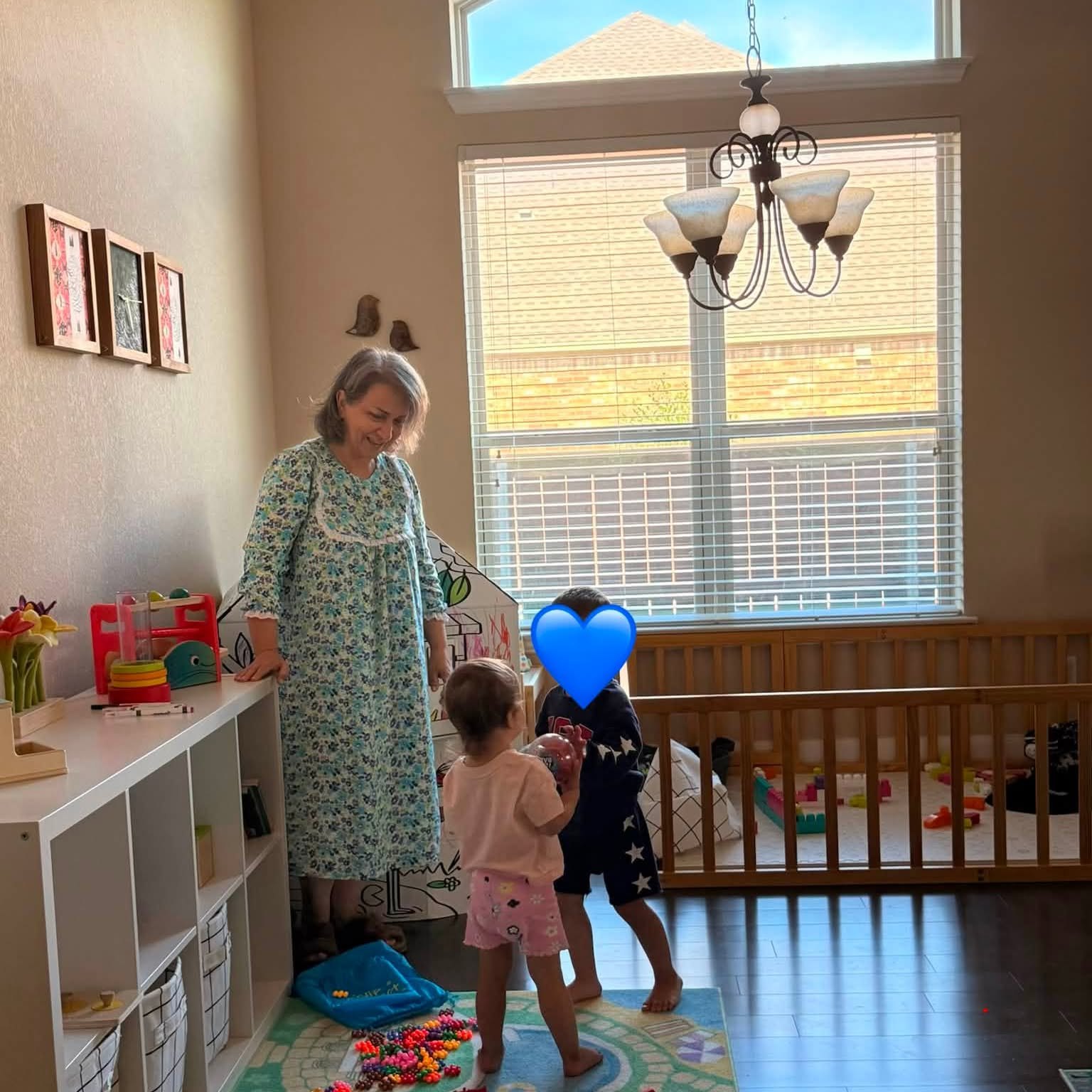 Playroom time with Neda